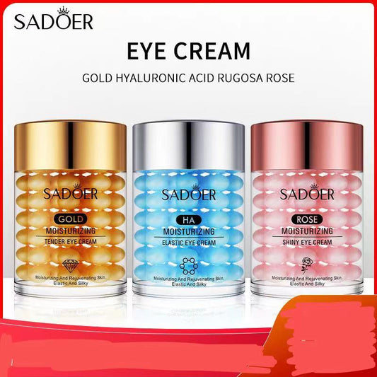 A044 Sadoer Rose/Hyaluronic Acid/Gold Moisturizing Shiny Eye Cream