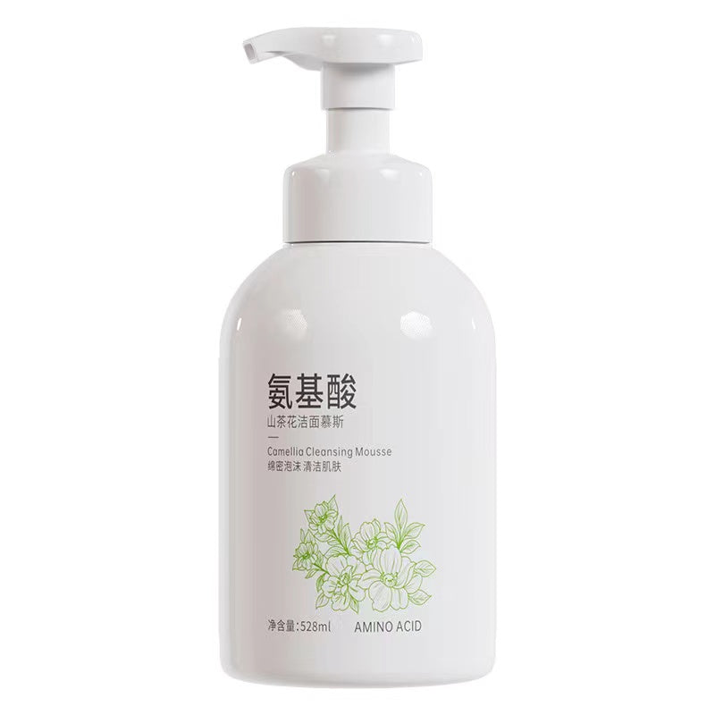 F1-012 Amino Acid Camellia Cleansing Mousse Facial Cleanser 600ml
