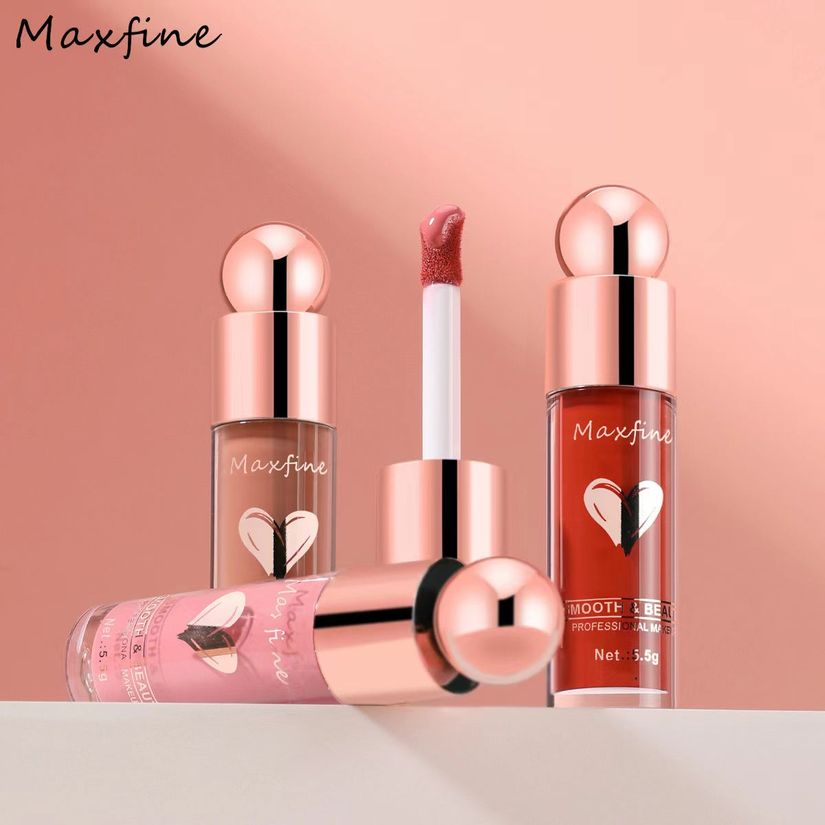 A3-006 Liquid Blush Cute Heart Metal Blush