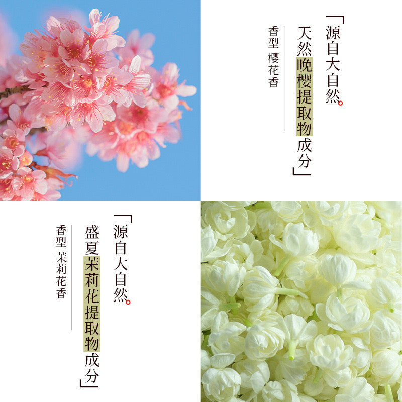 H1-010 Petal Anti-mite Perfume Shower Gel With Large Capacity and Long-lasting Fragrance Fresh Floral Fragrance 680ml