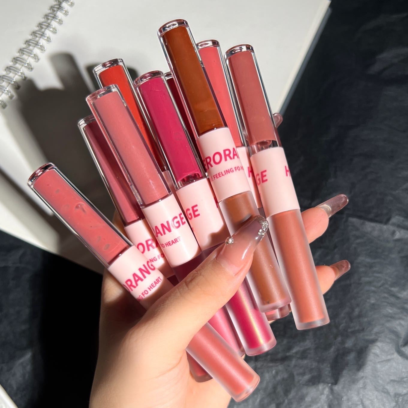 B053 Fun Double Head Lip Glaze Matte And Shiny