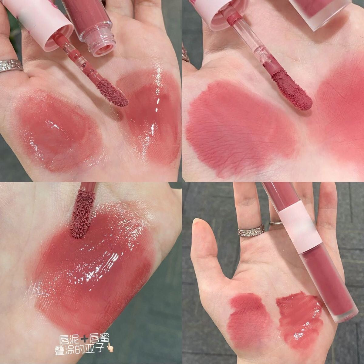 B053 Fun Double Head Lip Glaze Matte And Shiny