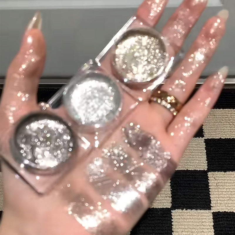 B057 Super Blingbling!!!Highlight Brightening&Sparkling Gel Eye Shadow