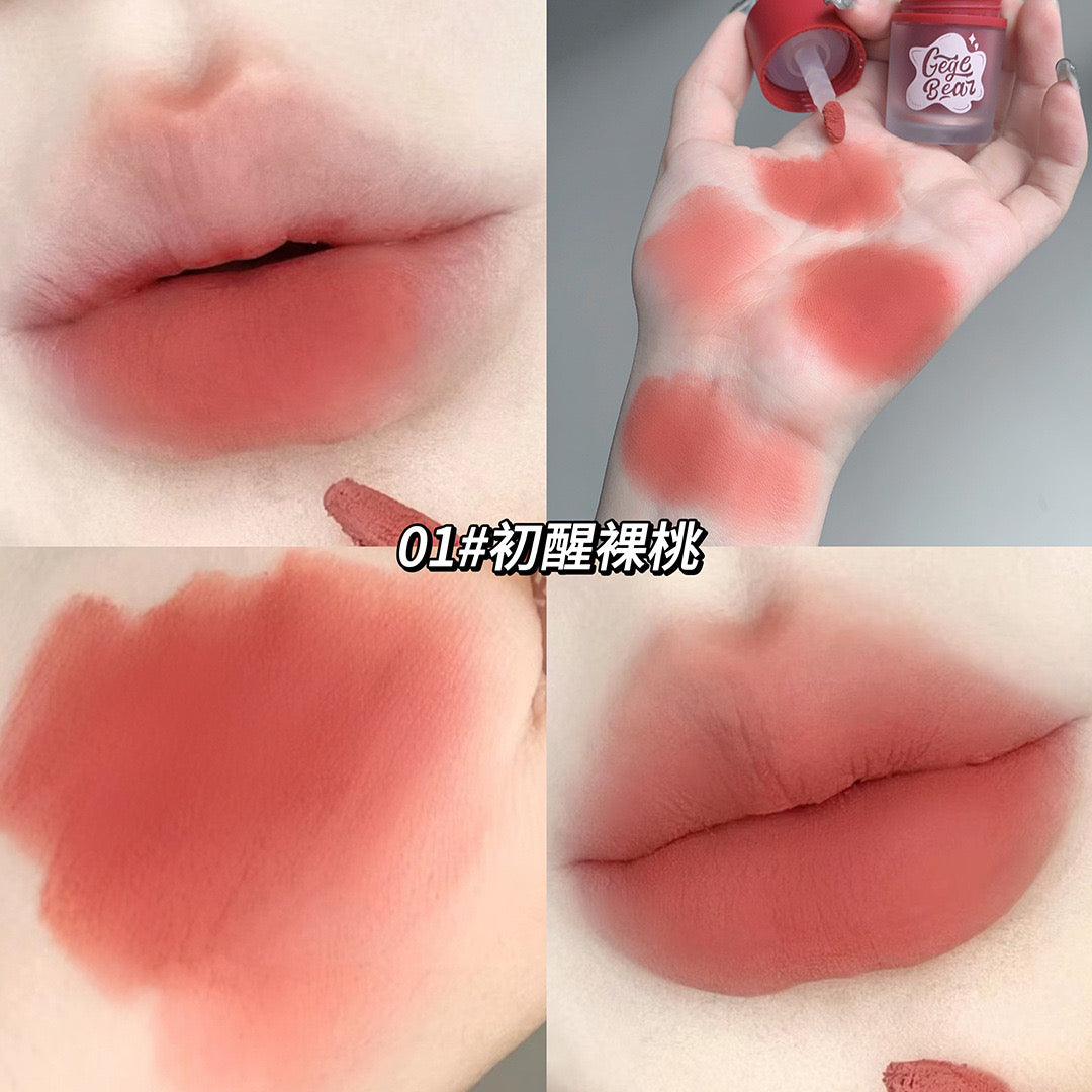 B113 Velvet Mist Lip Mud Matte Coloring Non Staying Cup Lip Glaze Lipstick