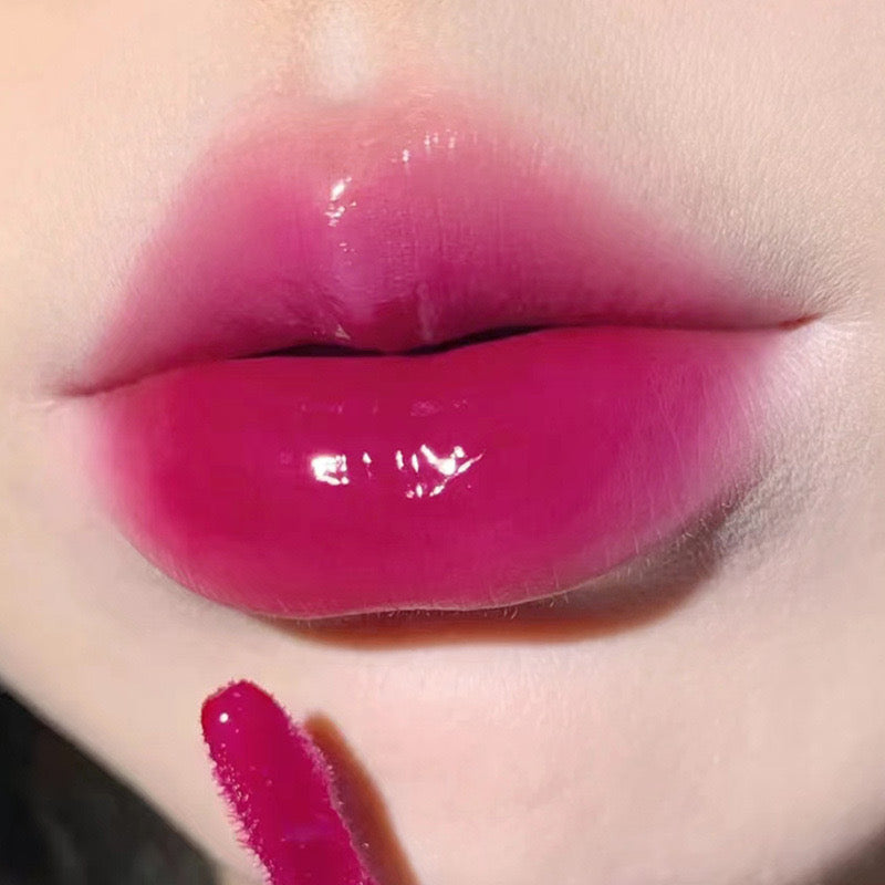 B3 Glass Water Glazed Lip Glaze Moisturizing And Not Easy to Stain Cup Lipstick