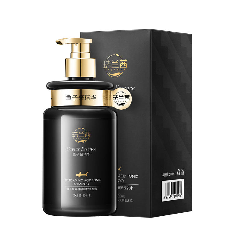 J1-001 Caviar Amino Acid Scalp Cleansing Shampoo is Clean Refreshing Smooth Oil-controlling and Anti-dandruff 500ml