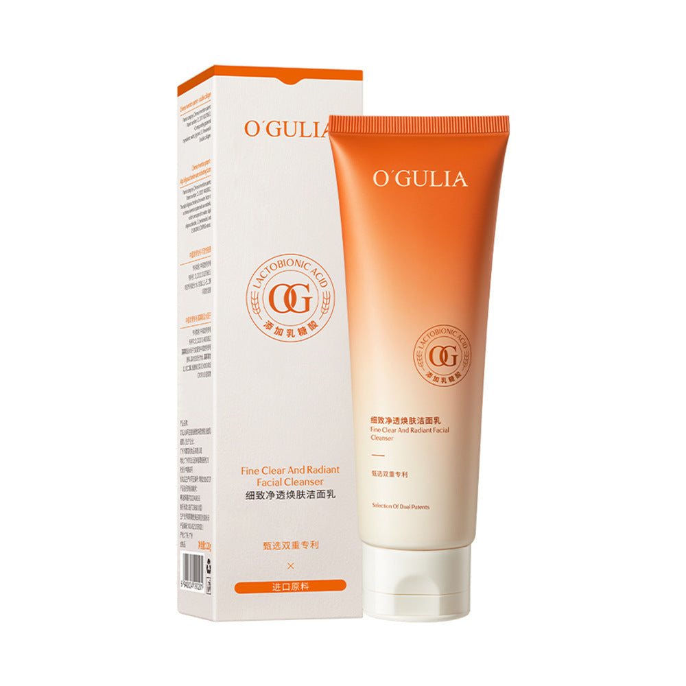 F1-006 AGULIA Lactobionic Acid Refining Facial Cleanser Cleansing Oil Control Moisturizing Facial Cleanser Non-greasy