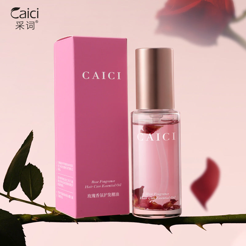 J2-002 Rose Fragrance Hair Care Essential Oil Long-lasting Fragrance Anti-frizz Dry and Smooth Hair Nourishing Hair Care Essential Oil 40ml