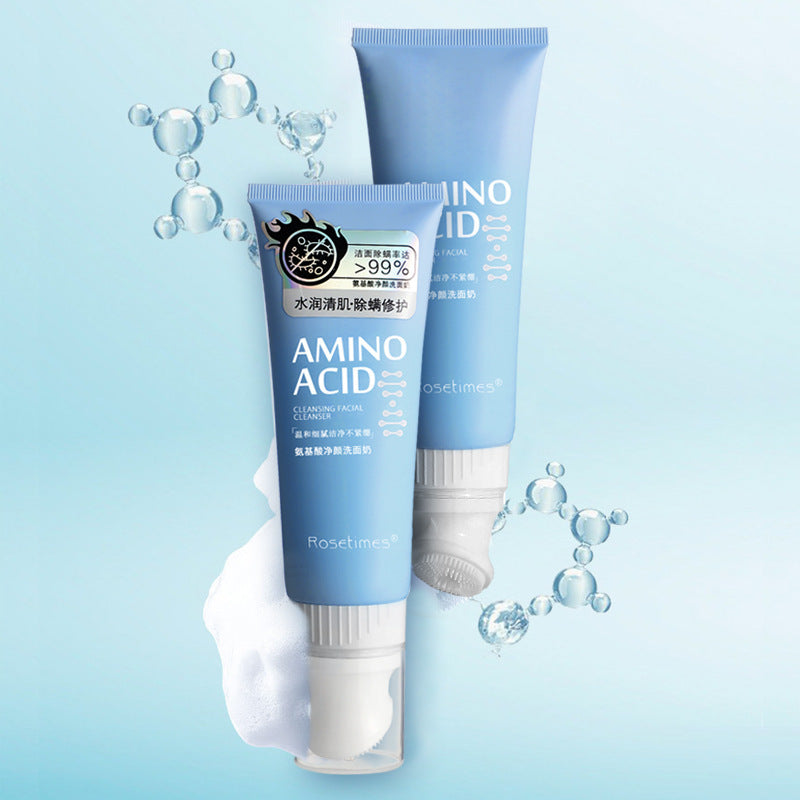 F1-007 Amino Acid Gentle Massage Brush Cleanser Facial Cleanser 120ml