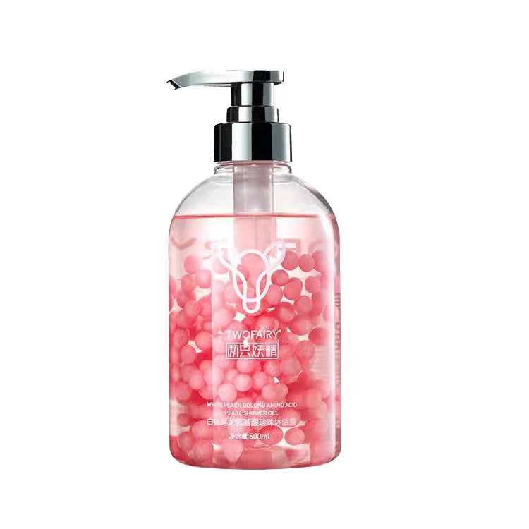 H1-003 Pearl Amino Acid Shampoo Conditioner and Shower Gel Set Fluffy and Improves Frizz