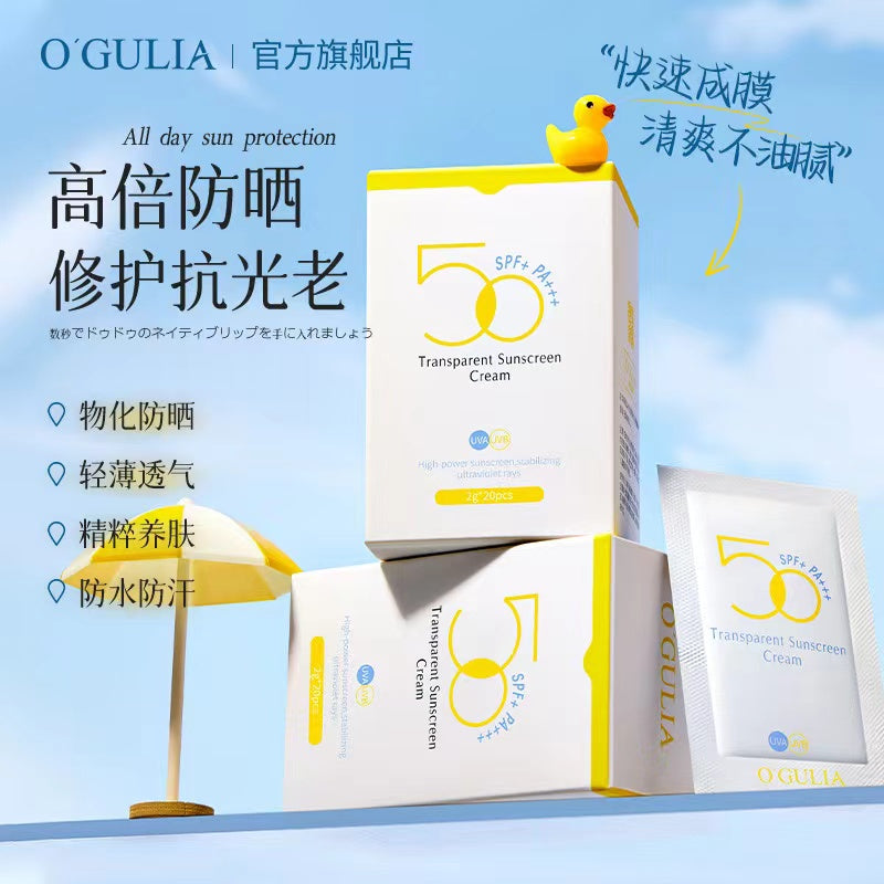 A1-001 Transparent Sunscreen SPF 50+ PA+++