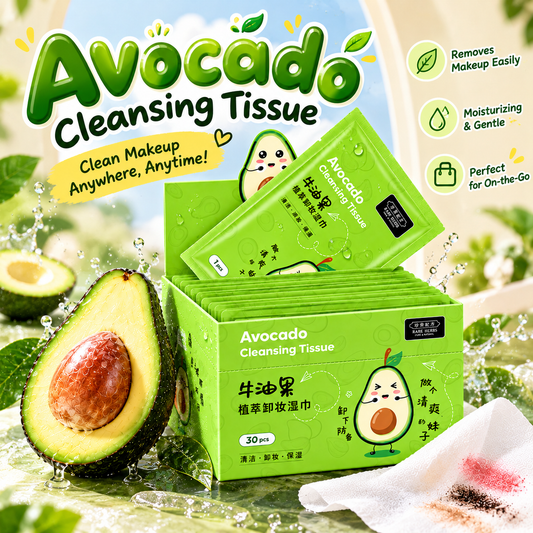 Avocado Fresh Individually Wrapped Makeup Remover Wipes 30 Wipes