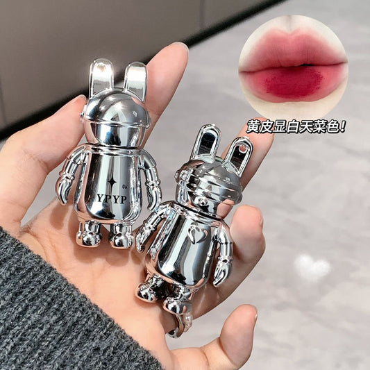 B3 Cool Silver Rabbit Lip Glaze Matte Non-stick Cup Lip Mud