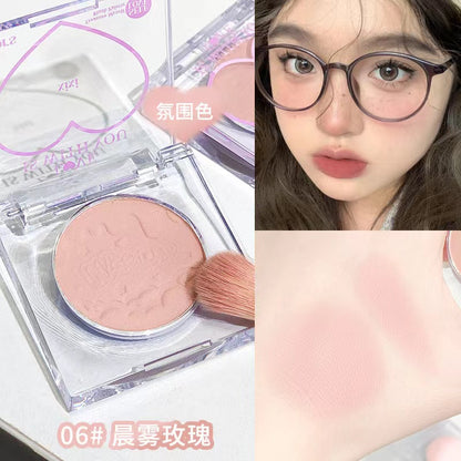 A7-002 Cute Heart Shape Macarron Color Blush