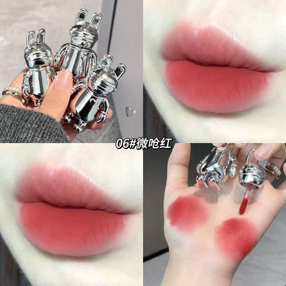 B3 Cool Silver Rabbit Lip Glaze Matte Non-stick Cup Lip Mud
