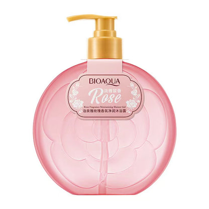 H1-005 Rose Fragrance Moisturizing Shower Gel Moisturizing and Rejuvenating Cleansing Dirt Body Lotion Fragrance Shower Gel