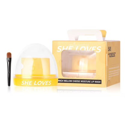 Cheese-Shaped Lip Mask & Tinted Lip Balm