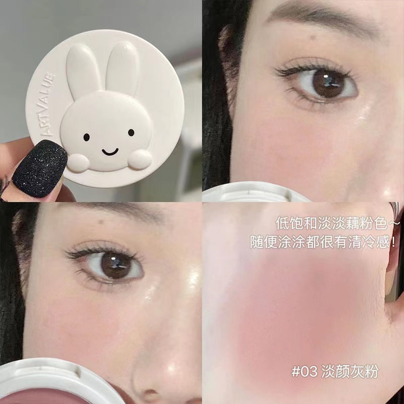 A7-008 Cute Rabbit Blush Makeup Blush Powder