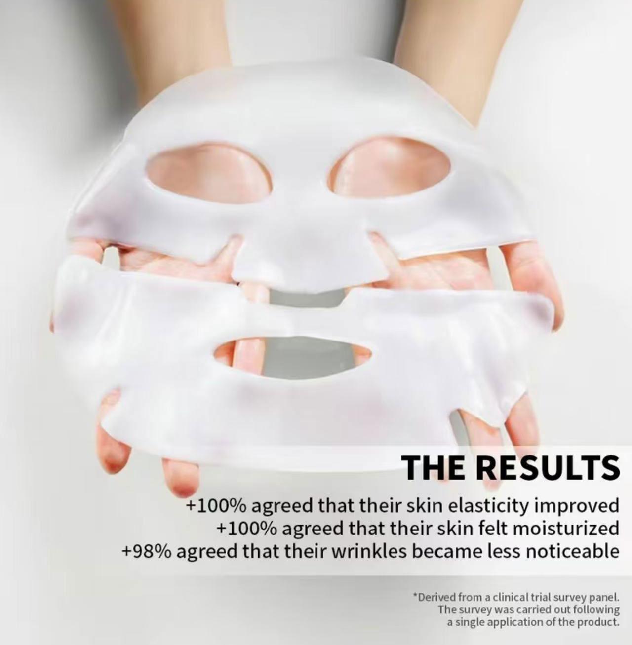 OGASABU Deep Bio Collagen OVERNIGHT Facial Mask 5 pcs