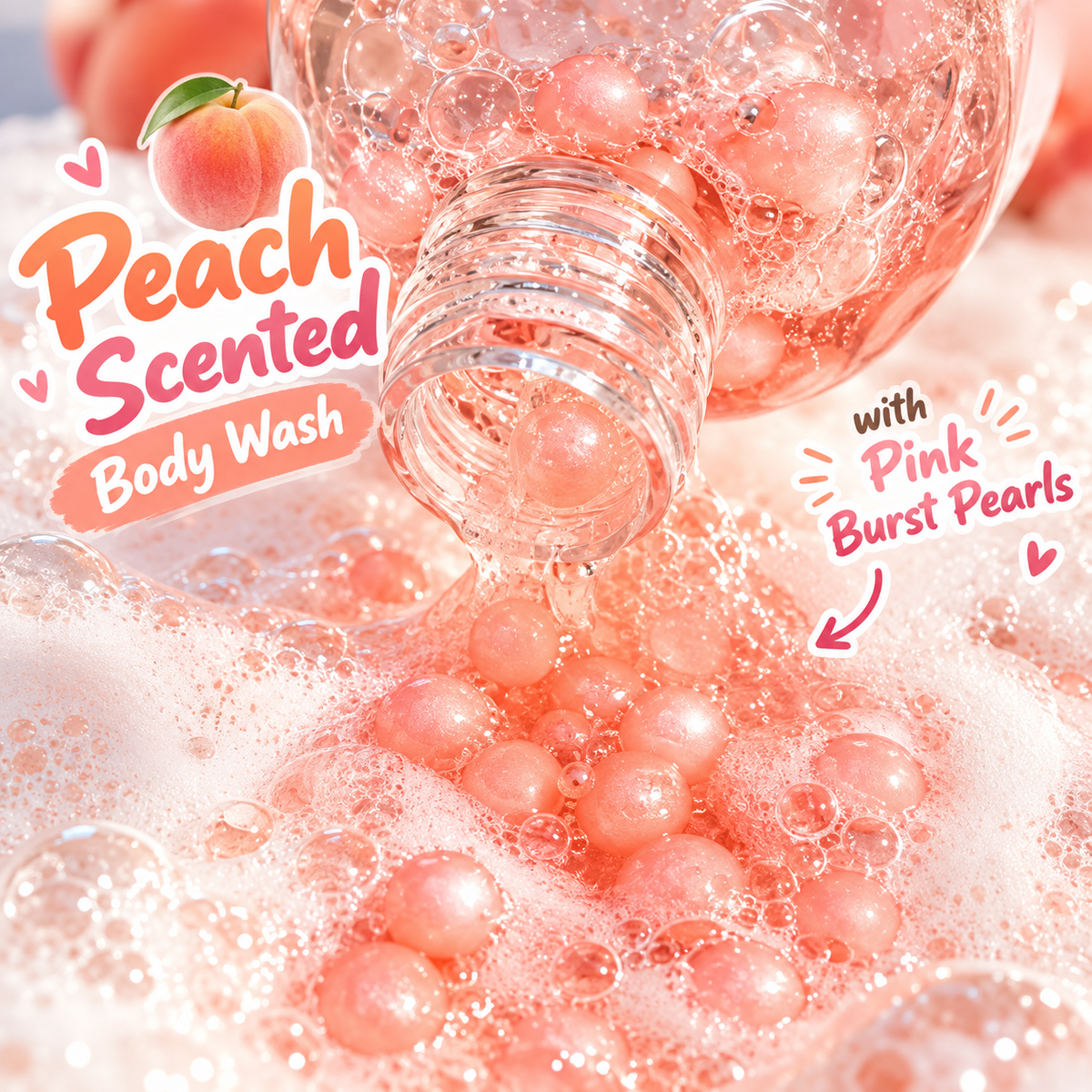 Peach Pearl Burst Body Wash