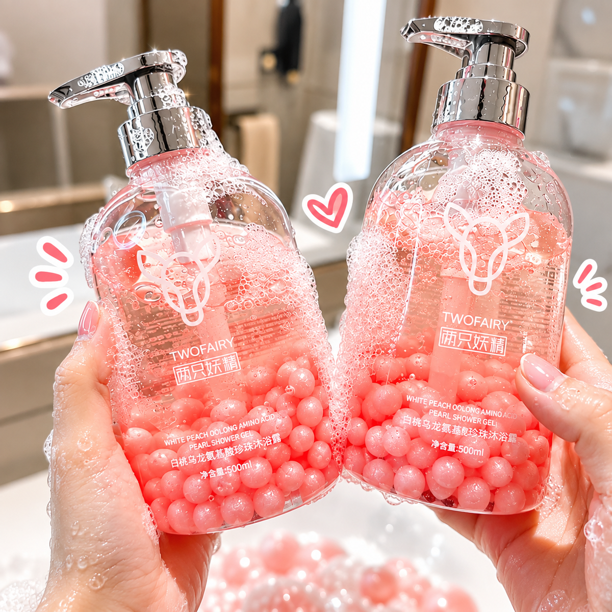 Peach Pearl Burst Body Wash