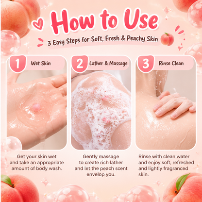 Peach Pearl Burst Body Wash