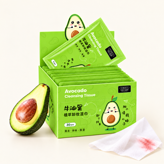 Avocado Fresh Individually Wrapped Makeup Remover Wipes 30 Wipes
