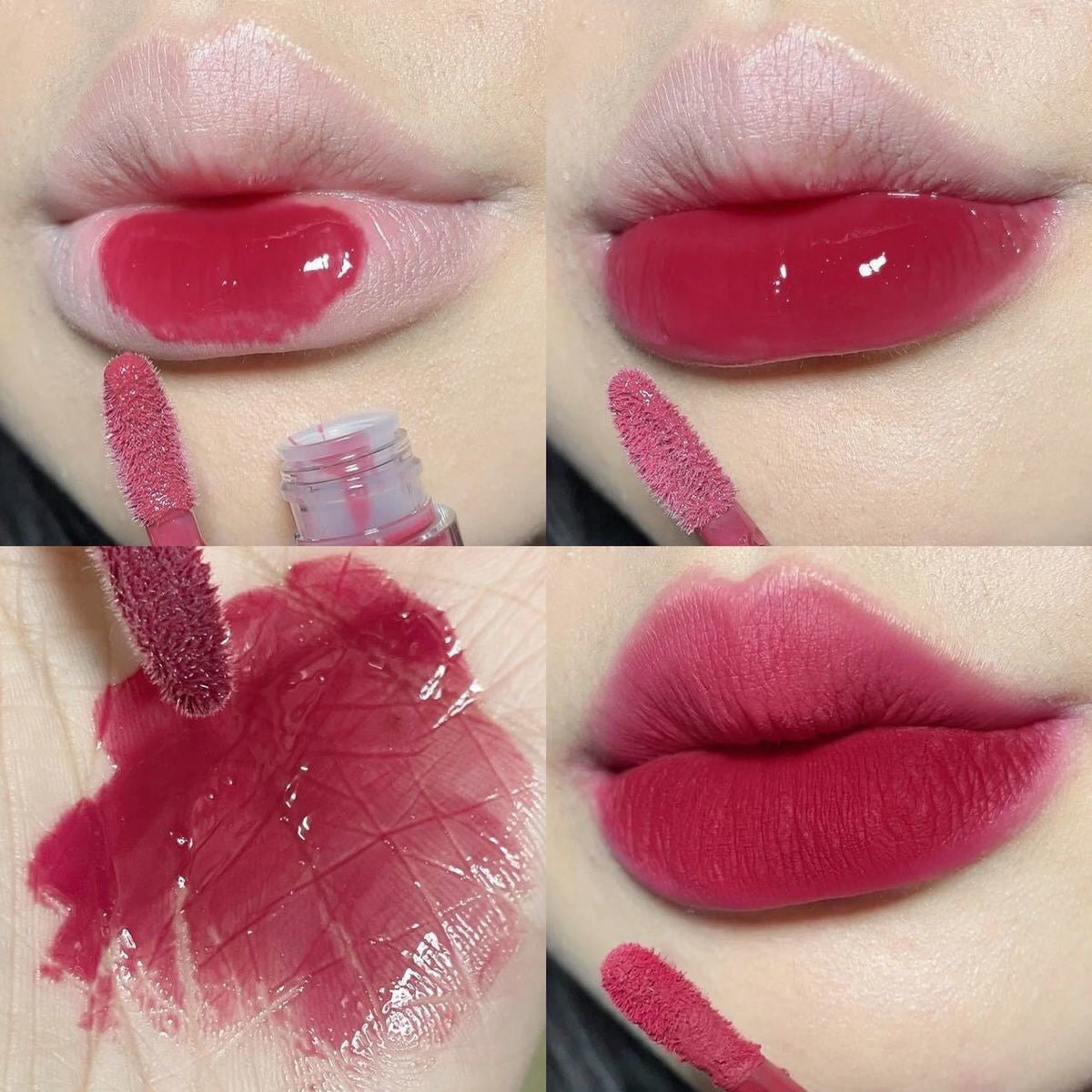 B053  Fun Double Head Lip Glaze Matte And Shiny