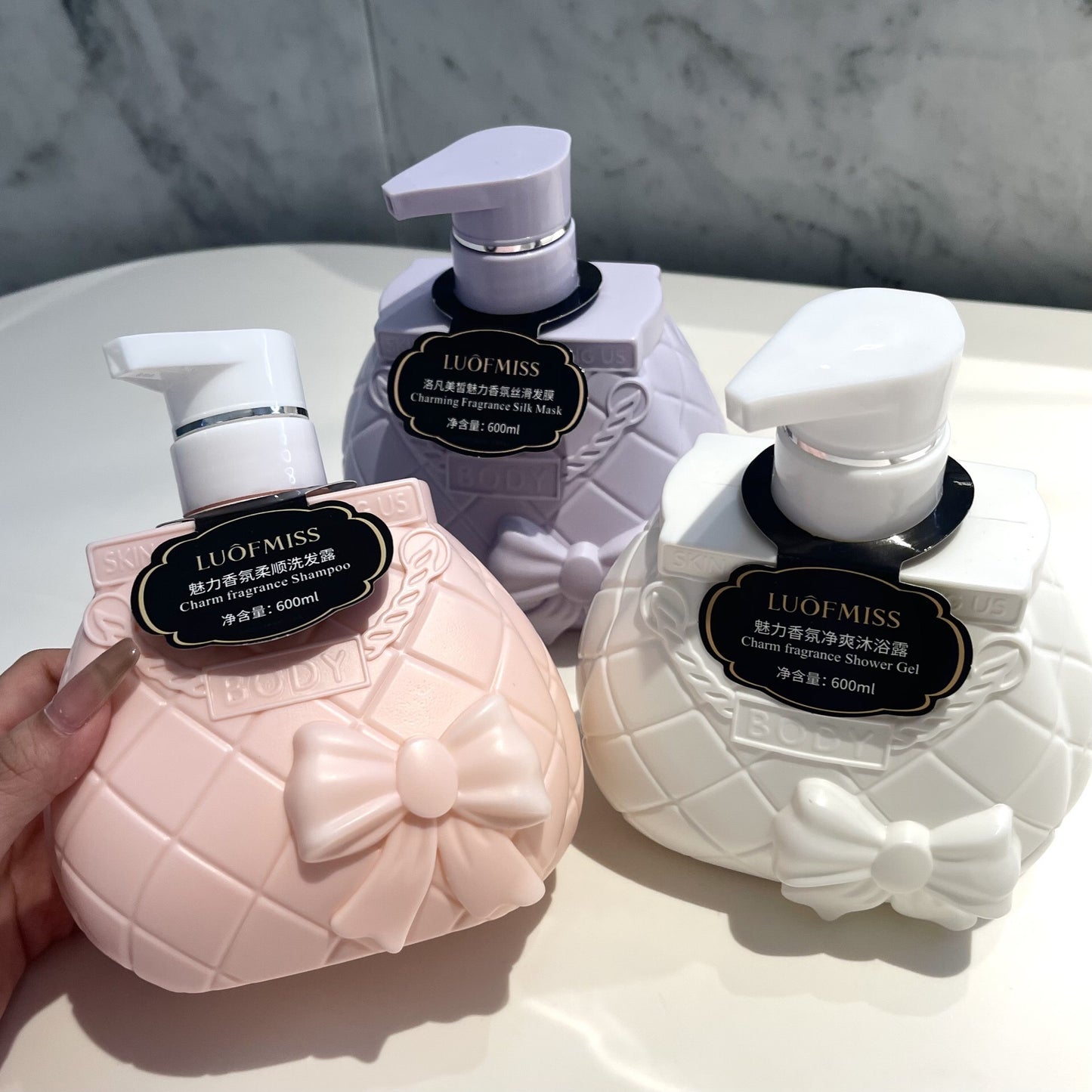 H1 Long Lasting Fragrance Shampoo/Shower Gel/Conditioner 600m l