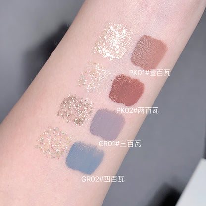 B078 Double Head Matte Pearlescent Thin Shiny Liquid Eye Shadow