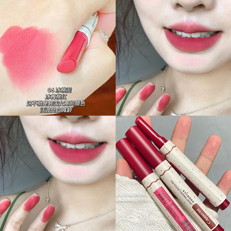 B103 Velvet Smooth Lipstick Pen Matte Matte Matte Lip Gloss