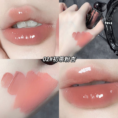 B112 Gogo Little Bear Glacier Lava Lip Glaze Moisturizes With Water Light