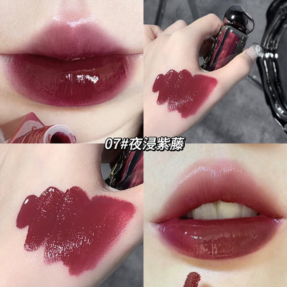 B112 Gogo Little Bear Glacier Lava Lip Glaze Moisturizes With Water Light