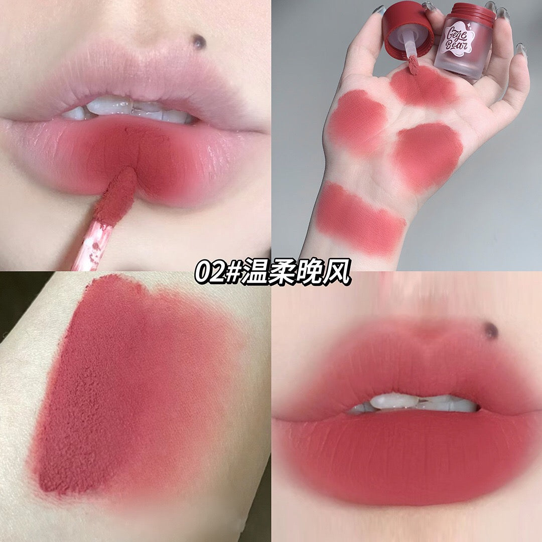 B113 Velvet Mist Lip Mud Matte Coloring Non Staying Cup Lip Glaze Lipstick