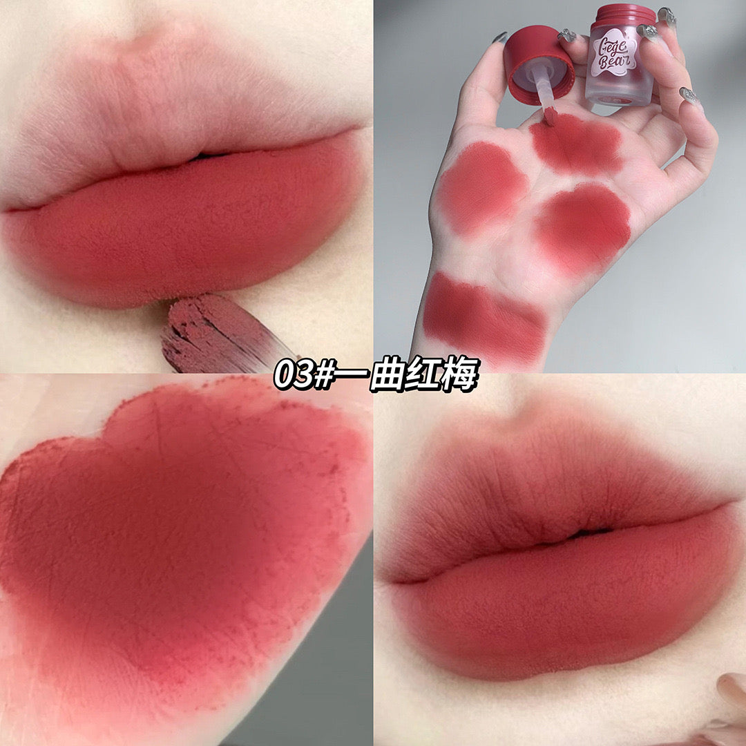 B113 Velvet Mist Lip Mud Matte Coloring Non Staying Cup Lip Glaze Lipstick