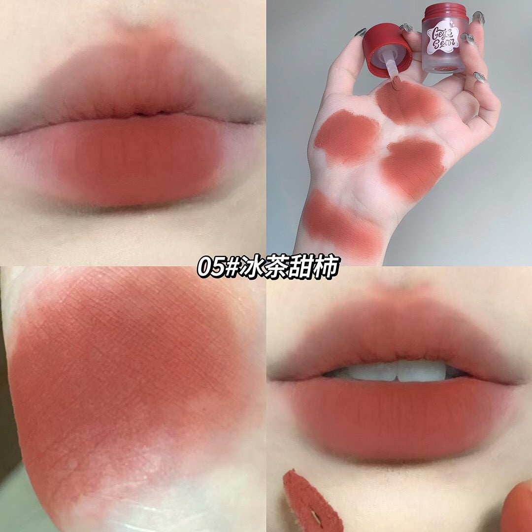 B113 Velvet Mist Lip Mud Matte Coloring Non Staying Cup Lip Glaze Lipstick