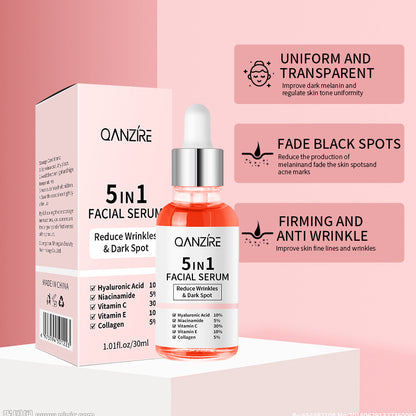 F4-002 5-in-1 Facial Serum Nourishing Skin Care Brightening Essence Water