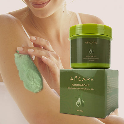 H8-005 Dead Sea Salt Avocado Moisturizing and Smoothing Scrub Softening Cuticle Cleansing Ingredients