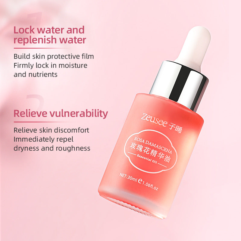 F3-006 Rose Facial Essence Oil Hydrates  Moisturizes and Brightens Skin