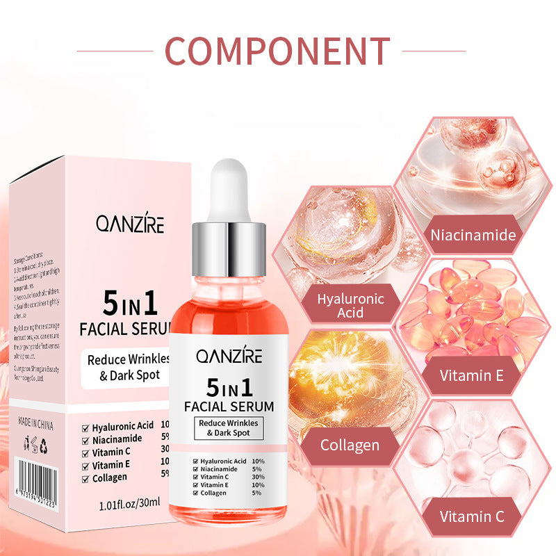 F4-002 5-in-1 Facial Serum Nourishing Skin Care Brightening Essence Water