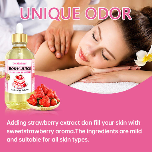 H3-006 Body Juice OilBody Juice OilStrawberry CakeBody Care Massage Oil