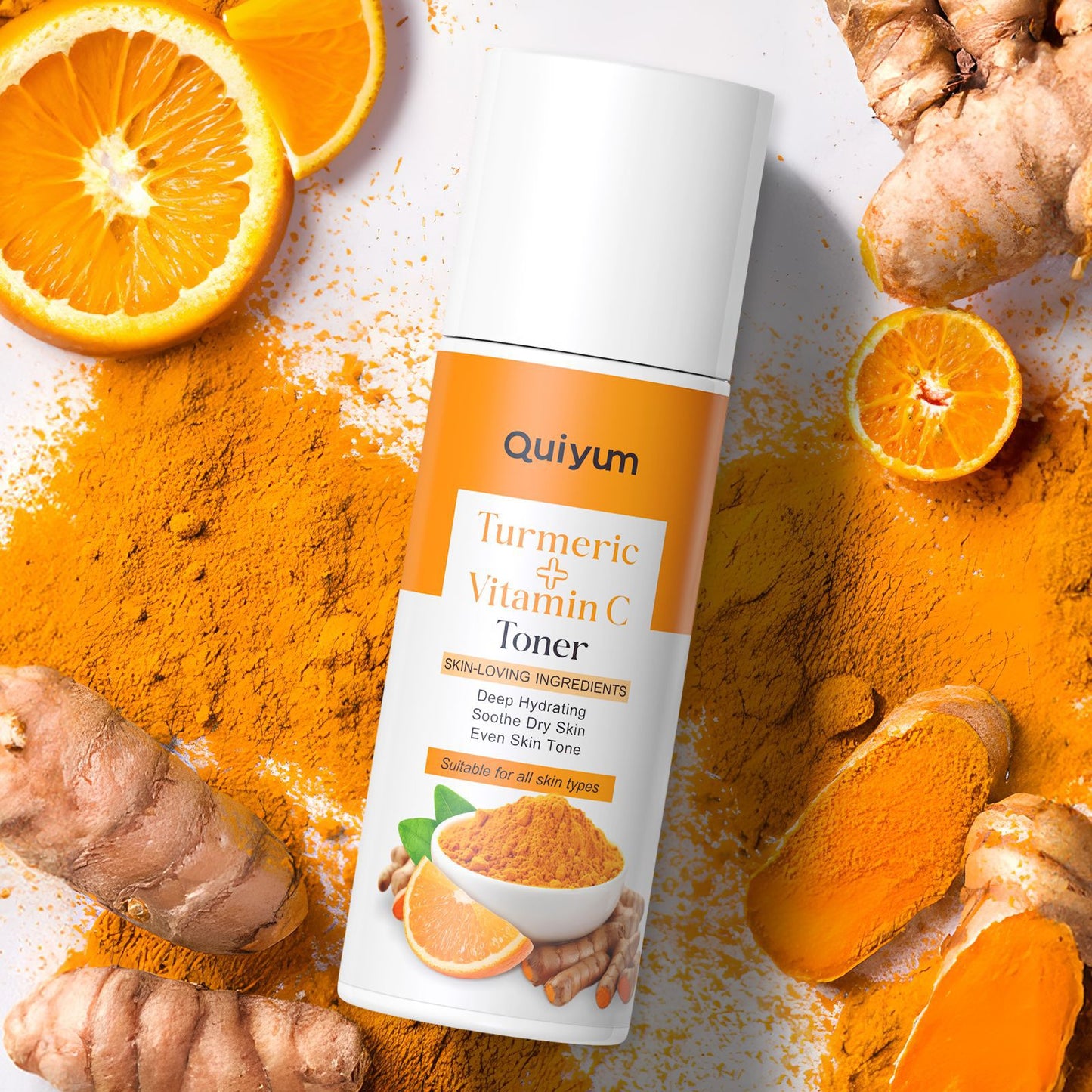 F2-003  Turmeric Vitamin C Toner Hydrating, Firming and Firming Face Apply