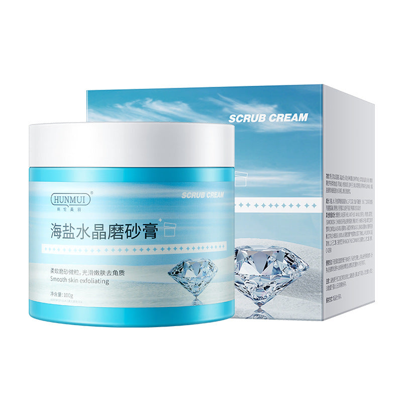 H8-003 Sea Salt Crystal Scrub Full Body Exfoliation Cleansing Pores Whitening Purifying Scrub