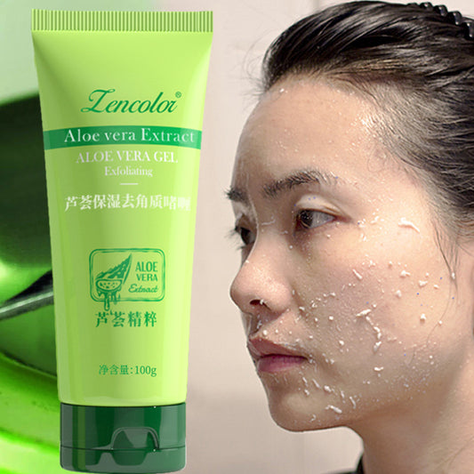 F7-001 Aloe Vera Exfoliating Deep Cleansing Face Gentle Exfoliating Face and Body Scrub