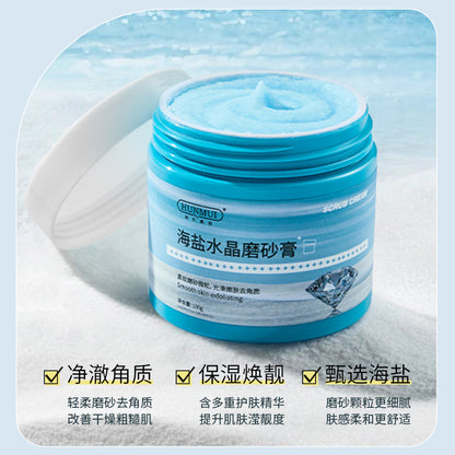 H8-003 Sea Salt Crystal Scrub Full Body Exfoliation Cleansing Pores Whitening Purifying Scrub