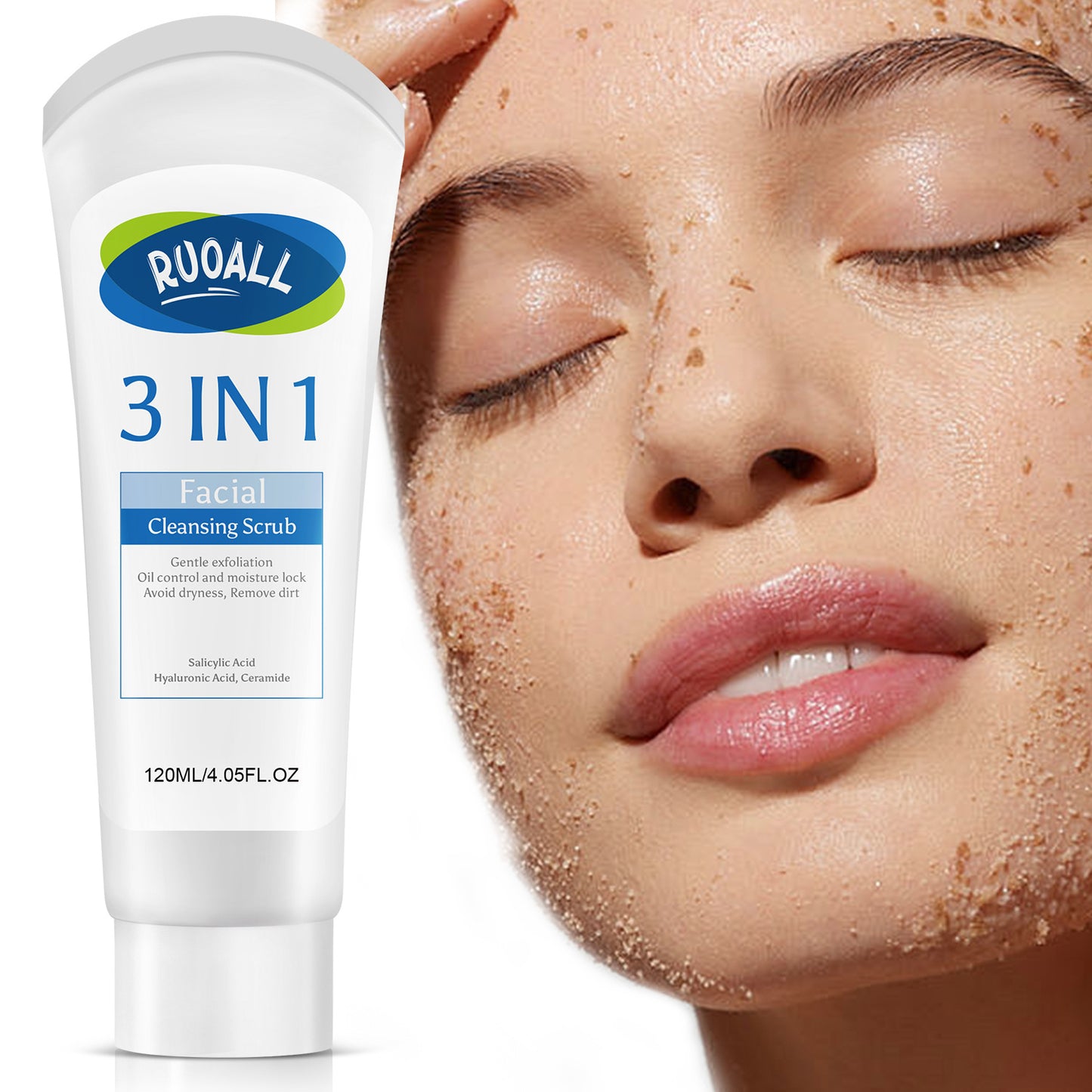 F7-006 3-in-1 Facial Cleansing Scrub