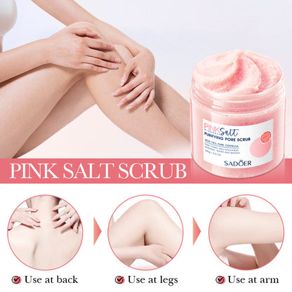 H8-004 Himalayan Pink Salt Purifying Pore Scrub Body Scrub