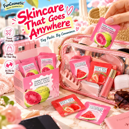 Fruity Single-Use Face Serum Packs