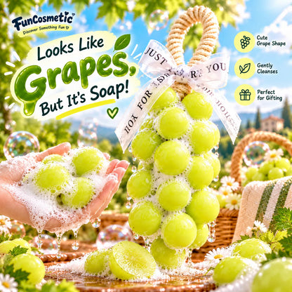 Green Grape Shaped Handmade Soap