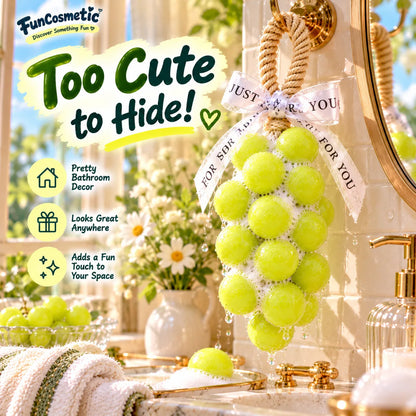 Green Grape Shaped Handmade Soap